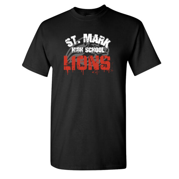 Gildan Unisex Distressed Printed T-Shirt Thumbnail