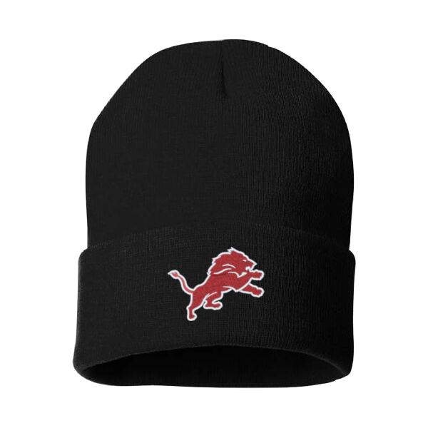 Sportsman Embroidered Lion Cuffed Beanie Thumbnail